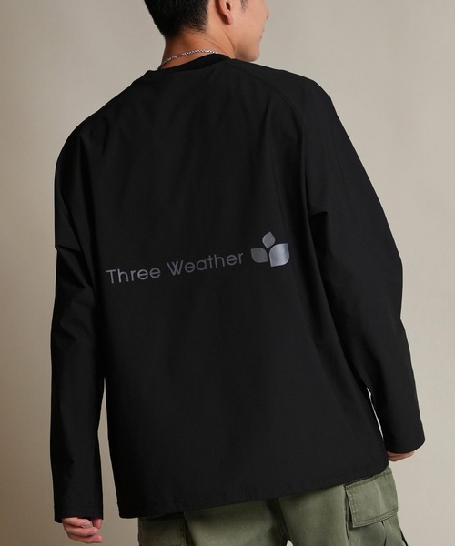 セール】THREE WEATHER/スリーウェザー 長袖 Tシャツ ロンT ロゴ