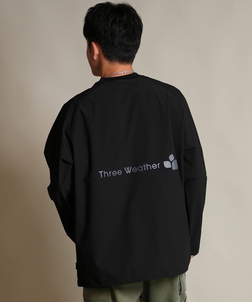ムラサキスポーツ(ムラサキスポーツ)の「THREE WEATHER/スリーウェザー 長袖 Tシャツ ロンT ロゴ バックプリント 裾ドローコード TW SURF LSTEE TW25F-2201(Tシャツ/カットソー・メンズ・グレー/ブラック/ブラウン・XL/M/L)」の5枚目の写真