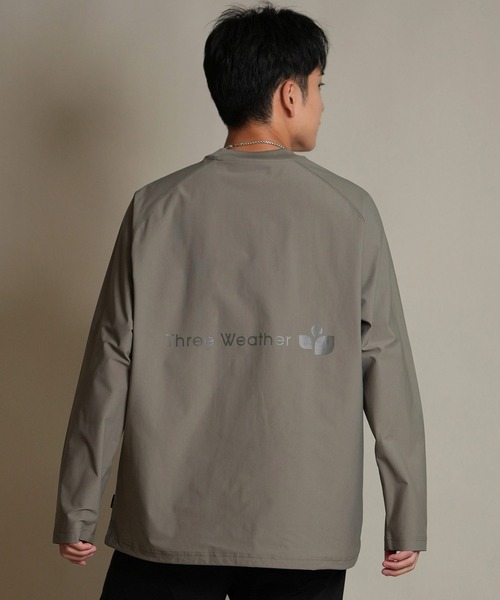 ムラサキスポーツ(ムラサキスポーツ)の「THREE WEATHER/スリーウェザー 長袖 Tシャツ ロンT ロゴ バックプリント 裾ドローコード TW SURF LSTEE TW25F-2201(Tシャツ/カットソー・メンズ・グレー/ブラック/ブラウン・XL/M/L)」の11枚目の写真