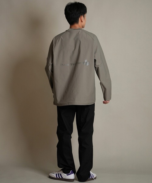 ムラサキスポーツ(ムラサキスポーツ)の「THREE WEATHER/スリーウェザー 長袖 Tシャツ ロンT ロゴ バックプリント 裾ドローコード TW SURF LSTEE TW25F-2201(Tシャツ/カットソー・メンズ・グレー/ブラック/ブラウン・XL/M/L)」の14枚目の写真