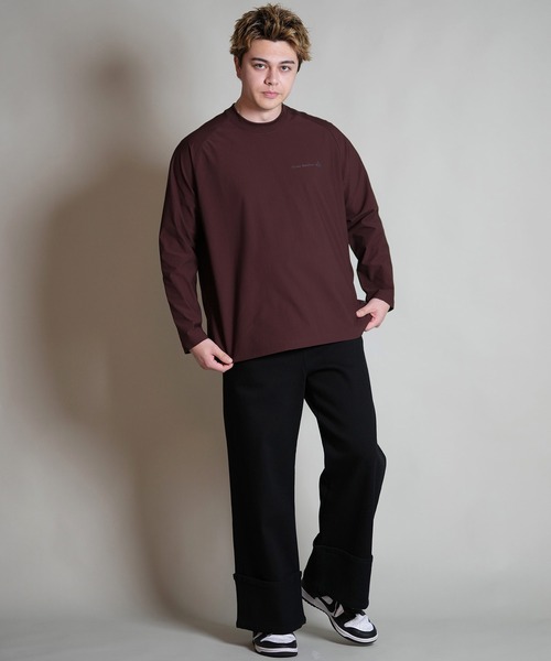 ムラサキスポーツ(ムラサキスポーツ)の「THREE WEATHER/スリーウェザー 長袖 Tシャツ ロンT ロゴ バックプリント 裾ドローコード TW SURF LSTEE TW25F-2201(Tシャツ/カットソー・メンズ・グレー/ブラック/ブラウン・XL/M/L)」の18枚目の写真