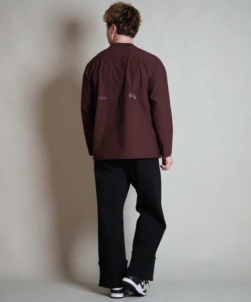 ムラサキスポーツ(ムラサキスポーツ)の「THREE WEATHER/スリーウェザー 長袖 Tシャツ ロンT ロゴ バックプリント 裾ドローコード TW SURF LSTEE TW25F-2201(Tシャツ/カットソー・メンズ・グレー/ブラック/ブラウン・XL/M/L)」の20枚目の写真