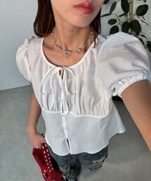 CIAOPANIC | 【neutral】パフスリーブリボンブラウス(シャツ/ブラウス)