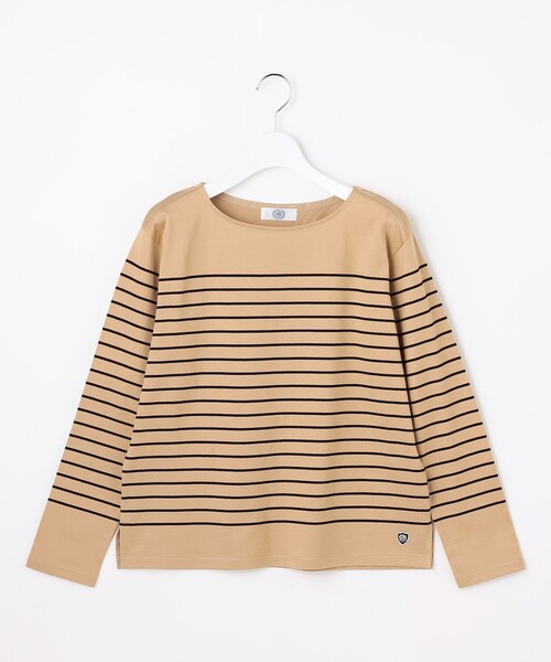 J.PRESS（ジェイプレス）の「バスクボーダー カットソー（Tシャツ/カットソー・レディース・ライトグレー系1/パープル系1/黄土色系1・T15/T13）」の17枚目の写真