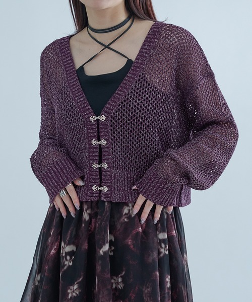 jantje ontembaar メッシュカーディガン ヤンチェJ_O ORIGINALメッシュカーディガン - メルカリ