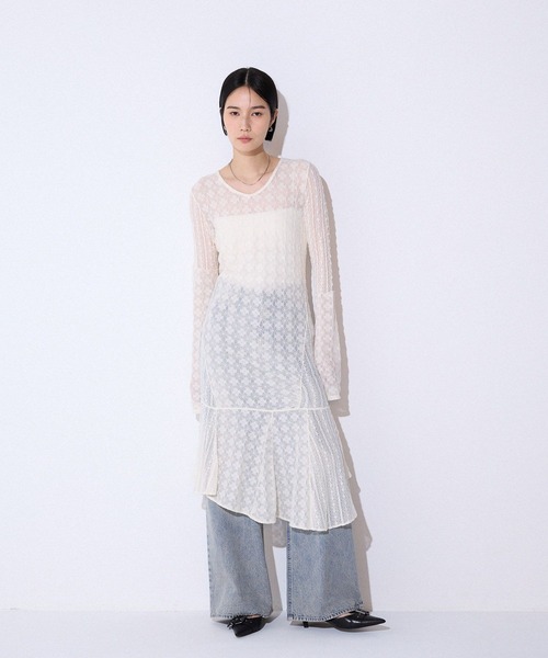 JEANASIS（ジーナシス）の「アイレットスタッズミュール/576806（パンプス・レディース・ブラック/グレー系その他・MEDIUM/LARGE）」の16枚目の写真