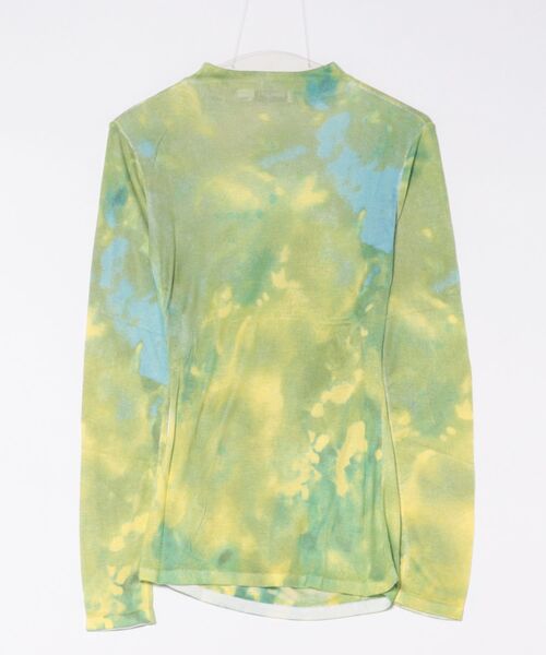 Desigual(デシグアル)の「ウォーターカラープリントドレープニット(Tシャツ/カットソー・レディース・グリーン・M/L/XL/S/XS)」の3枚目の写真