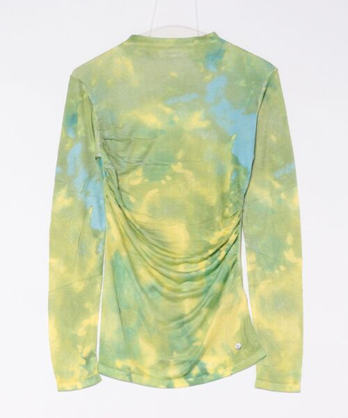 Desigual(デシグアル)の「ウォーターカラープリントドレープニット(Tシャツ/カットソー・レディース・グリーン・M/L/XL/S/XS)」の2枚目の写真