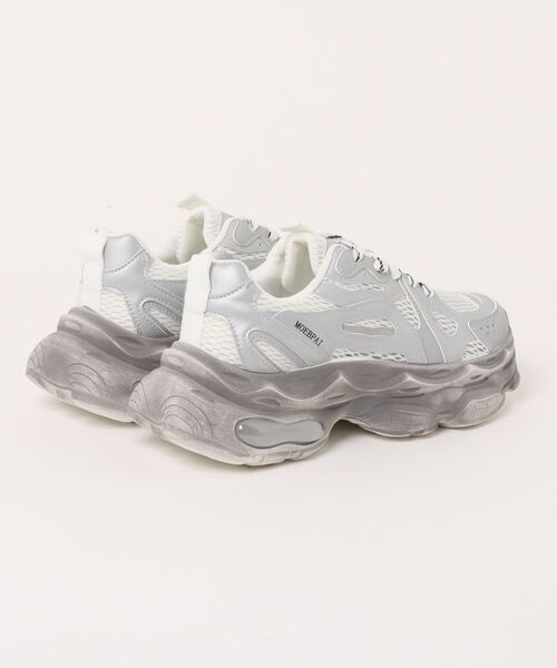 1111clothing(ワンフォークロージング)の「DIRTY加工 ダットスニーカー / DIRTY-Processed Dat Sneakers(スニーカー・メンズ・ブラック系/グレー系/ホワイト系・25cm/25.5cm/26cm/26.5cm/27cm)」の19枚目の写真