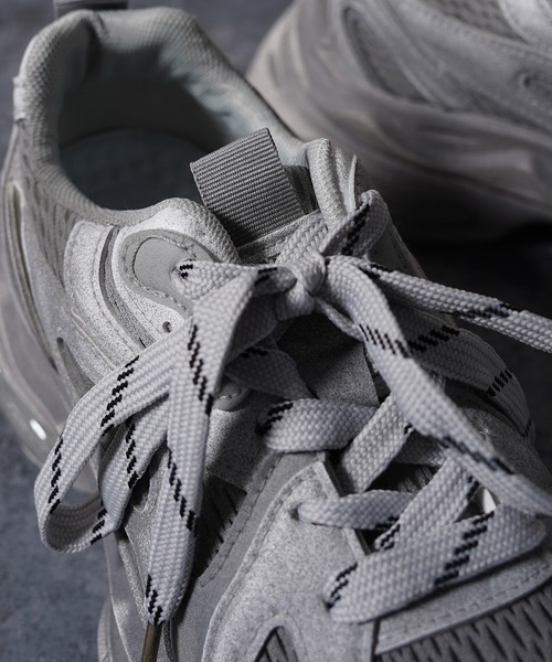 1111clothing(ワンフォークロージング)の「DIRTY加工 ダットスニーカー / DIRTY-Processed Dat Sneakers(スニーカー・メンズ・ブラック系/グレー系/ホワイト系・25cm/25.5cm/26cm/26.5cm/27cm)」の16枚目の写真