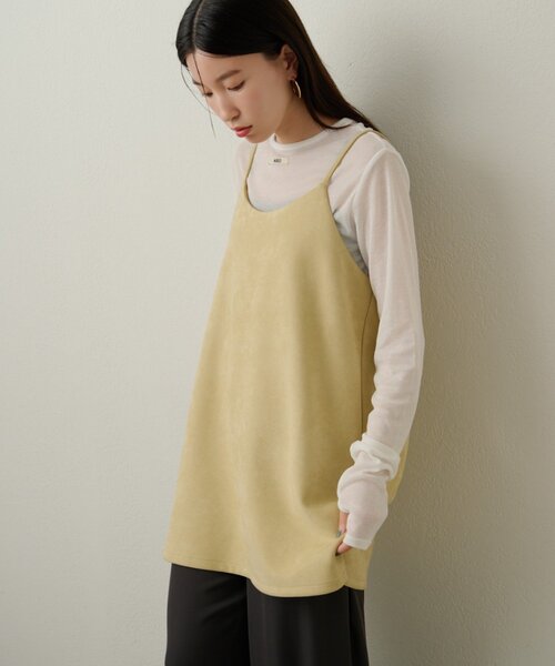 【美品】Omekash キャミチュニック Omekashi キャミソール バックホールキャミチュニック