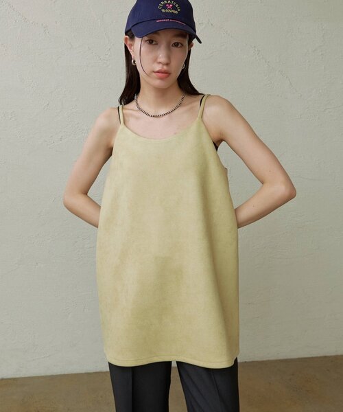 Omekashi（オメカシ）の「スエードキャミチュニック（チュニック