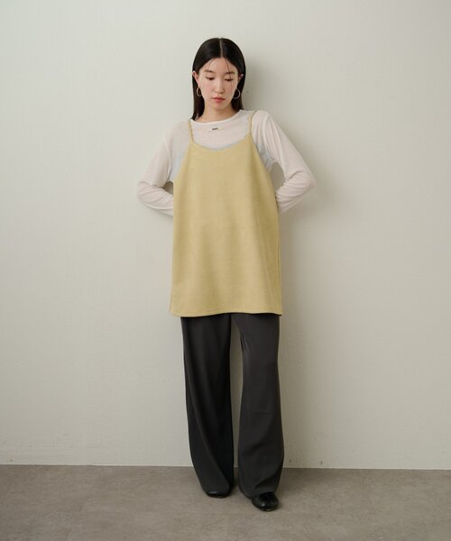【美品】Omekash キャミチュニック PAL GROUP OUTLET｜【Omekashi】レイヤードキャミチュニック