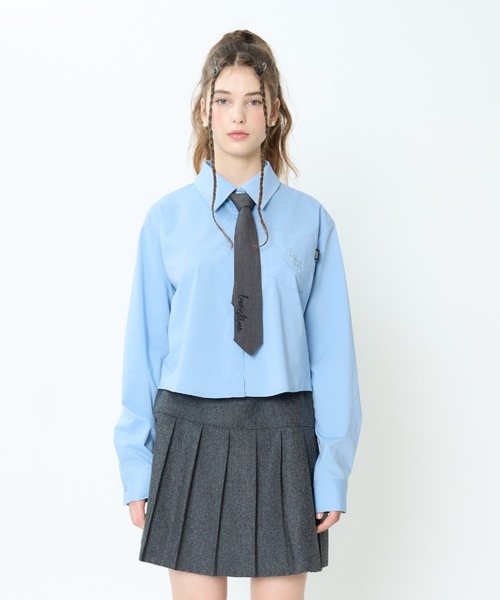 LUVISTRUE(ラヴイズトゥルー)の「CH LVTR SHIRTS(シャツ/ブラウス・レディース・ブルー/ホワイト・FREE)」の10枚目の写真