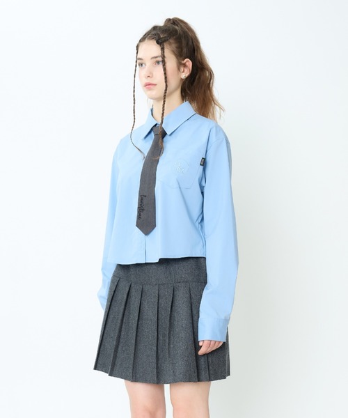 LUVISTRUE(ラヴイズトゥルー)の「CH LVTR SHIRTS(シャツ/ブラウス・レディース・ブルー/ホワイト・FREE)」の11枚目の写真