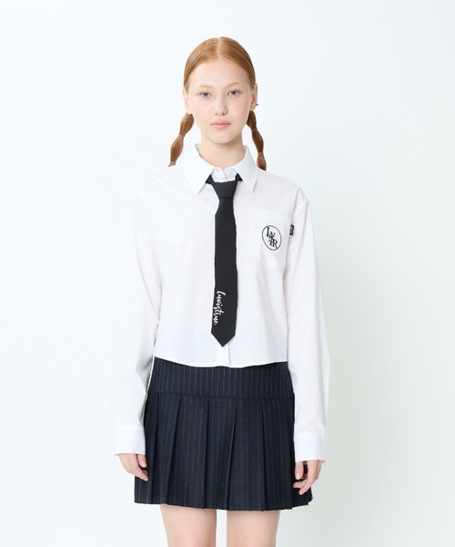 LUVISTRUE(ラヴイズトゥルー)の「CH LVTR SHIRTS(シャツ/ブラウス・レディース・ブルー/ホワイト・FREE)」の14枚目の写真