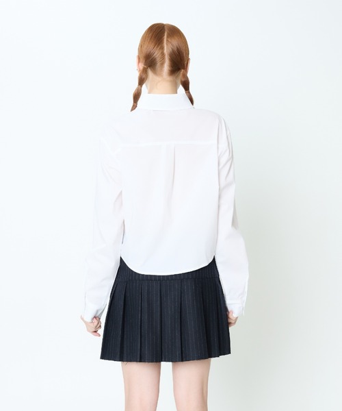 LUVISTRUE(ラヴイズトゥルー)の「CH LVTR SHIRTS(シャツ/ブラウス・レディース・ブルー/ホワイト・FREE)」の13枚目の写真