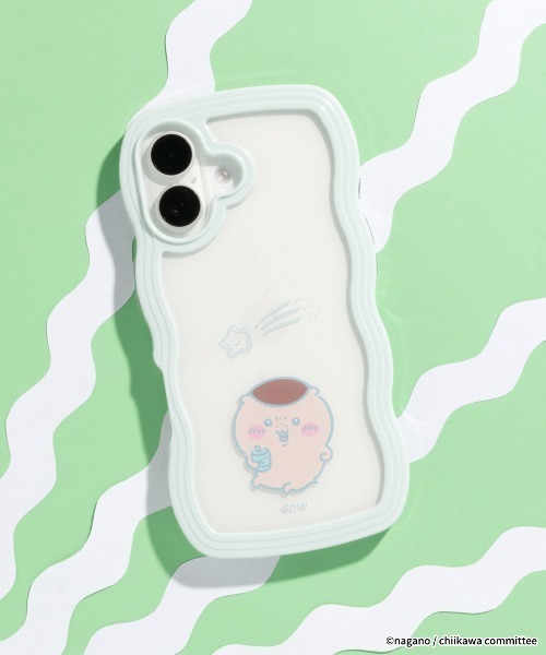 Hamee（ハミィ）の「iPhone 16/16 Pro/16 Plus/16 Pro Max/15/14/13専用 ちいかわ うねうね ケース（スマホケース/カバー・レディース・ピンク/ホワイト/イエロー/ラベンダー/ミント/ブルー・iPhone 13/14/15/iPhone 16/iPhone 16 Pro/iPhone 16 Plus/iPhone 16 Pro Max）」の3枚目の写真