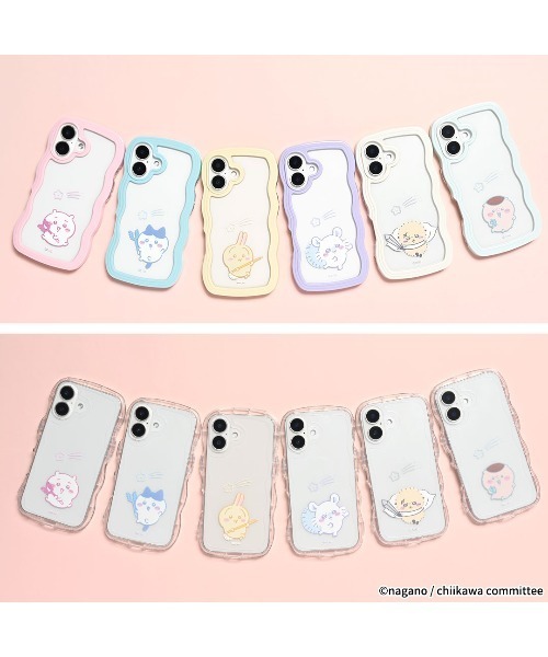 Hamee（ハミィ）の「iPhone 16/16 Pro/16 Plus/16 Pro Max/15/14/13専用 ちいかわ うねうね ケース（スマホケース/カバー・レディース・ピンク/ホワイト/イエロー/ラベンダー/ミント/ブルー・iPhone 13/14/15/iPhone 16/iPhone 16 Pro/iPhone 16 Plus/iPhone 16 Pro Max）」の13枚目の写真