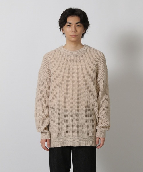 セール】ワッフルニットプルオーバー / 576257（ニット/セーター