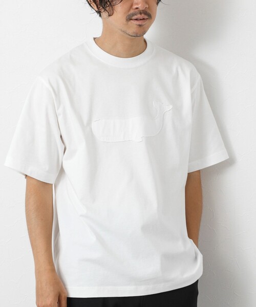 NOLLEY'S goodman(ノーリーズグッドマン)の「スランクフィニッシング天竺クラフトクジラT(Tシャツ/カットソー・メンズ・グレイッシュブルー/ブラック/グレイッシュベージュ/ホワイト・XL/L/M/S)」の11枚目の写真