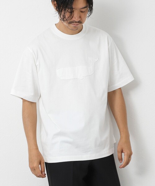 NOLLEY'S goodman(ノーリーズグッドマン)の「スランクフィニッシング天竺クラフトクジラT(Tシャツ/カットソー・メンズ・グレイッシュブルー/ブラック/グレイッシュベージュ/ホワイト・XL/L/M/S)」の10枚目の写真