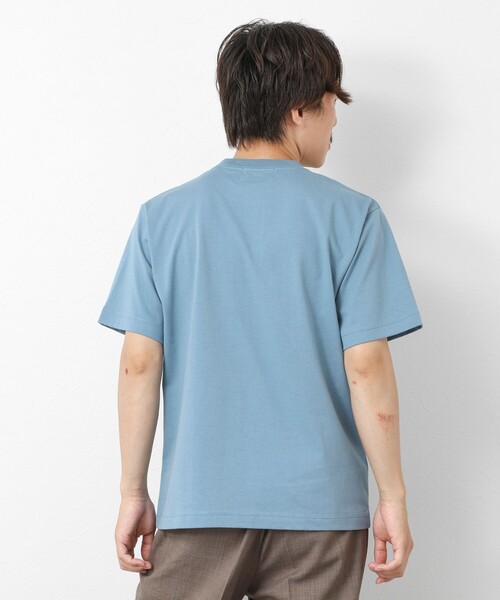 NOLLEY'S goodman(ノーリーズグッドマン)の「スランクフィニッシング天竺クラフトクジラT(Tシャツ/カットソー・メンズ・グレイッシュブルー/ブラック/グレイッシュベージュ/ホワイト・XL/L/M/S)」の20枚目の写真