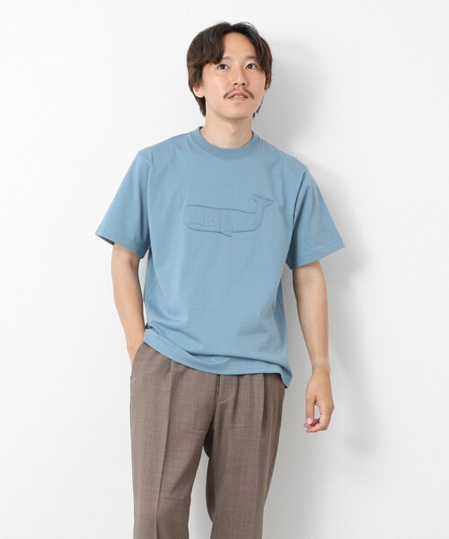 NOLLEY'S goodman(ノーリーズグッドマン)の「スランクフィニッシング天竺クラフトクジラT(Tシャツ/カットソー・メンズ・グレイッシュブルー/ブラック/グレイッシュベージュ/ホワイト・XL/L/M/S)」の19枚目の写真