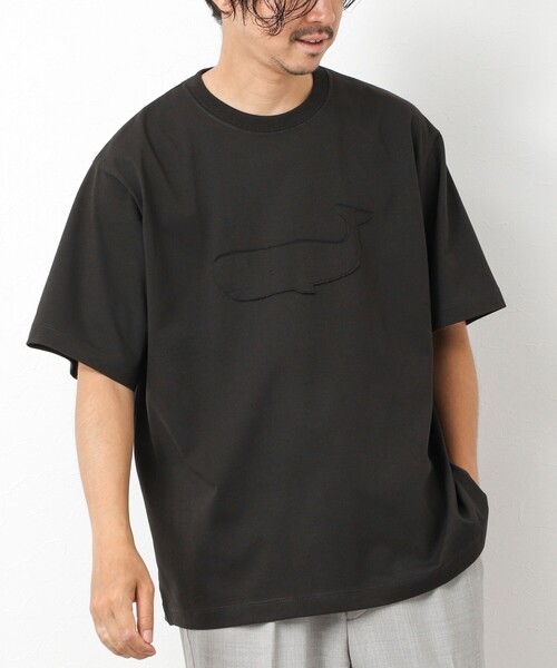 NOLLEY'S goodman(ノーリーズグッドマン)の「スランクフィニッシング天竺クラフトクジラT(Tシャツ/カットソー・メンズ・グレイッシュブルー/ブラック/グレイッシュベージュ/ホワイト・XL/L/M/S)」の14枚目の写真