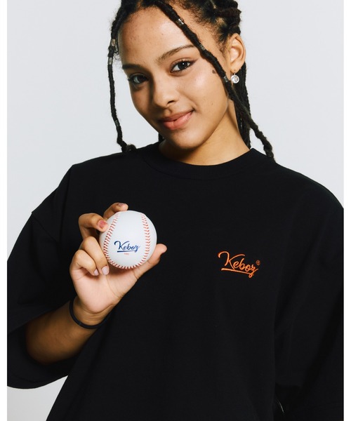 KEBOZ（ケボズ）の「BB S/S TEE（Tシャツ/カットソー・メンズ・ホワイト/レッド/ホワイト系その他/グレー系その他/スカイブルー/ブラック/グレー/ブラック系その他/ネイビー/オレンジ系その他/クリーム・M/L/XL/2XL/S）」の5枚目の写真