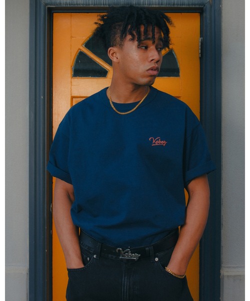 KEBOZ（ケボズ）の「BB S/S TEE（Tシャツ/カットソー・メンズ・ホワイト/レッド/ホワイト系その他/グレー系その他/スカイブルー/ブラック/グレー/ブラック系その他/ネイビー/オレンジ系その他/クリーム・M/L/XL/2XL/S）」の16枚目の写真