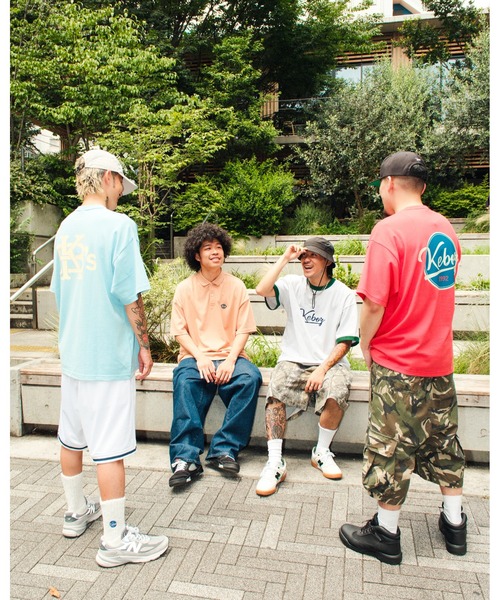 KEBOZ（ケボズ）の「BB S/S TEE（Tシャツ/カットソー・メンズ・ホワイト/レッド/ホワイト系その他/グレー系その他/スカイブルー/ブラック/グレー/ブラック系その他/ネイビー/オレンジ系その他/クリーム・M/L/XL/2XL/S）」の12枚目の写真