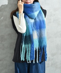 INTERPLANET（インタープラネット）の「ループヤーンチェックマフラー（マフラー）」