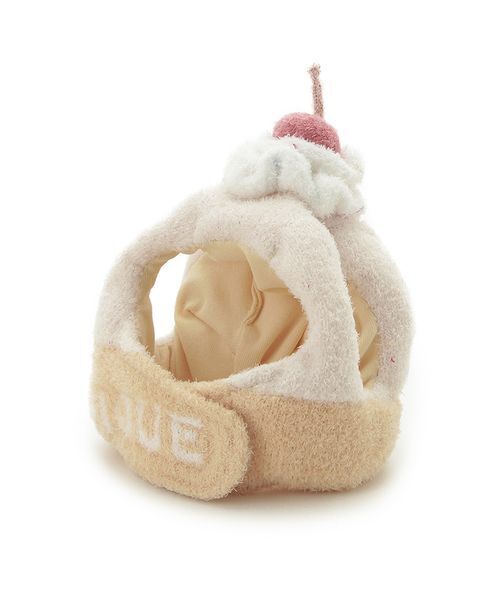 gelato pique（ジェラートピケ）の「【CAT&DOG】【Birthday】カップケーキハット（ペットウェア・レディース・クリーム・S-M/L）」の10枚目の写真