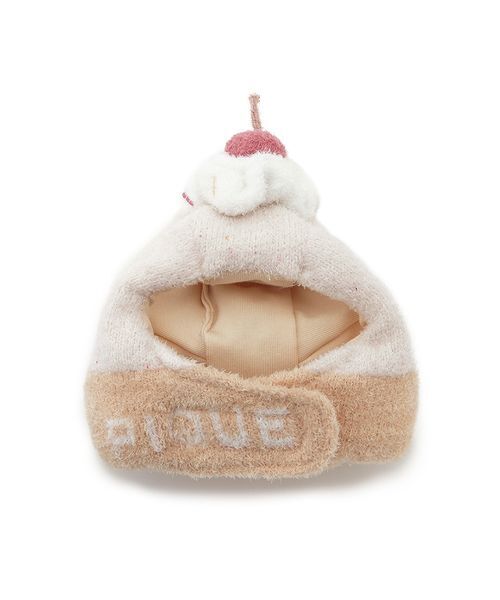 gelato pique（ジェラートピケ）の「【CAT&DOG】【Birthday】カップケーキハット（ペットウェア・レディース・クリーム・S-M/L）」の14枚目の写真