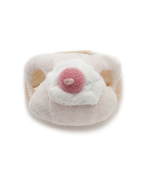 gelato pique（ジェラートピケ）の「【CAT&DOG】【Birthday】カップケーキハット（ペットウェア・レディース・クリーム・S-M/L）」の17枚目の写真