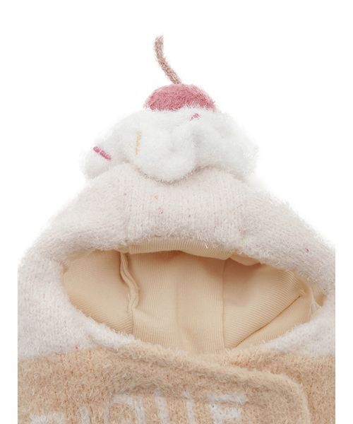 gelato pique（ジェラートピケ）の「【CAT&DOG】【Birthday】カップケーキハット（ペットウェア・レディース・クリーム・S-M/L）」の18枚目の写真