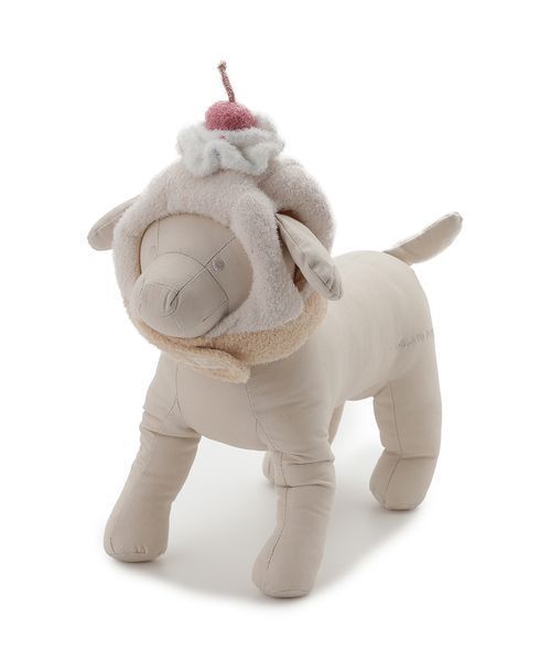 gelato pique（ジェラートピケ）の「【CAT&DOG】【Birthday】カップケーキハット（ペットウェア・レディース・クリーム・S-M/L）」の21枚目の写真