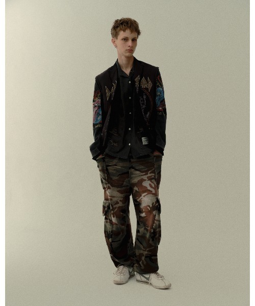 DISCOVERED（ディスカバード）の「DISCOVERED ARMY CARGO SWEAT PANTS（その他パンツ・メンズ・カモフラージュ/ブラック・1/3）」の5枚目の写真