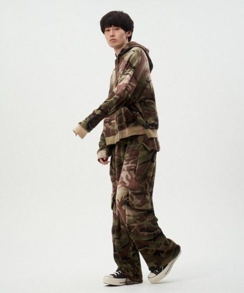 DISCOVERED(ディスカバード)の「DISCOVERED ARMY CARGO SWEAT PANTS(その他パンツ・メンズ・カモフラージュ/ブラック・1/3)」の14枚目の写真