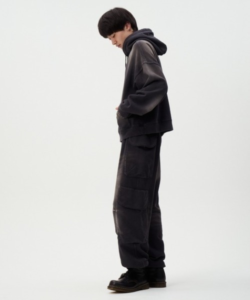 DISCOVERED(ディスカバード)の「DISCOVERED ARMY CARGO SWEAT PANTS(その他パンツ・メンズ・カモフラージュ/ブラック・1/3)」の4枚目の写真