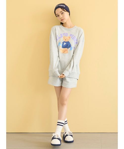 ONLINE限定】スポーティーベア裏毛プルオーバー＆裏毛ショート