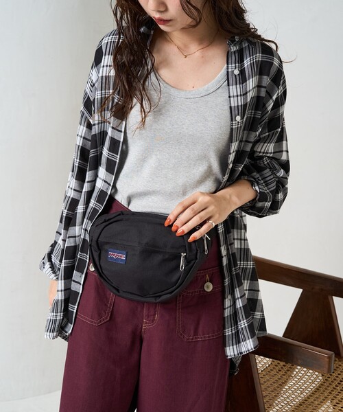 FREAK'S STORE(フリークスストア)の「限定展開 JANSPORT/ジャンスポーツ FIFTH AVENUE/フィフスアベニュー(ボディバッグ/ウエストポーチ・レディース・ブラック/ブルーグリーン/グリーン/ラベンダー・ONE SIZE)」の16枚目の写真