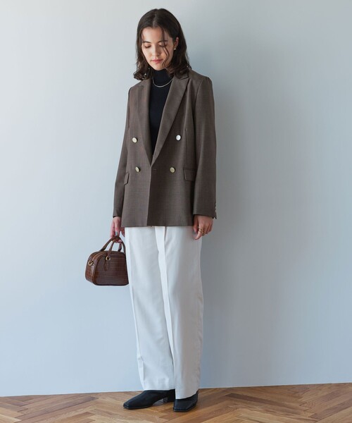 size SHORT/TALLあり］キチントボトムス カバー ワイド パンツ