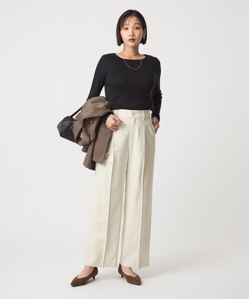 セール】［size SHORT/TALLあり］キチントボトムス カバー ワイド