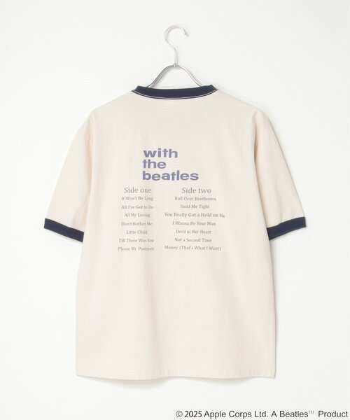 The Beatles（ザビートルズ）の「THE BEATLES ザ ビートルズ tour print Tシャツ（Tシャツ/カットソー・メンズ・オフホワイト/ライトグレー/チャコール・L/M）」の5枚目の写真