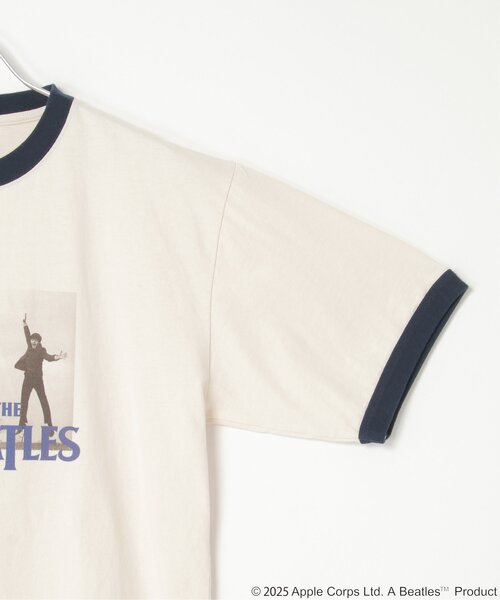 The Beatles（ザビートルズ）の「THE BEATLES ザ ビートルズ tour print Tシャツ（Tシャツ/カットソー・メンズ・オフホワイト/ライトグレー/チャコール・L/M）」の6枚目の写真