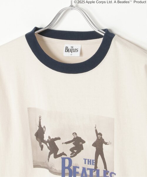 The Beatles（ザビートルズ）の「THE BEATLES ザ ビートルズ tour print Tシャツ（Tシャツ/カットソー・メンズ・オフホワイト/ライトグレー/チャコール・L/M）」の8枚目の写真