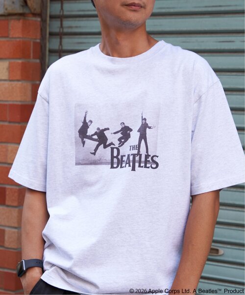 The Beatles(ザビートルズ)の「THE BEATLES ザ ビートルズ tour print Tシャツ(Tシャツ/カットソー・メンズ・オフホワイト/ライトグレー/チャコール・L/M)」の20枚目の写真