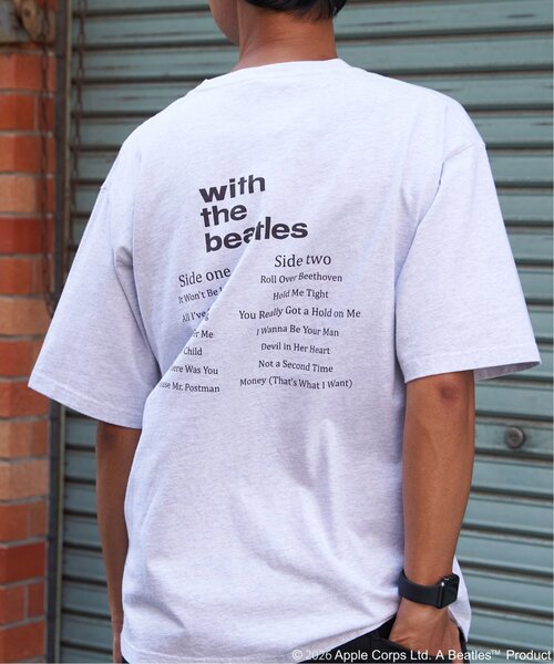 The Beatles(ザビートルズ)の「THE BEATLES ザ ビートルズ tour print Tシャツ(Tシャツ/カットソー・メンズ・オフホワイト/ライトグレー/チャコール・L/M)」の16枚目の写真